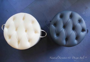 Pouf in Pelle Roma Mod. Will O' The Wisp