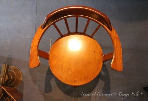 sedie girevoli in legno