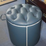 Pouf in Pelle Roma Mod. Will O' The Wisp