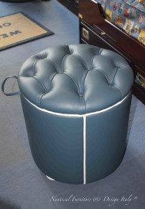 Pouf in Pelle Roma Mod. Will O' The Wisp