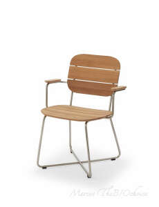 Sedie per esterno teak Milano