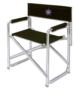 sedia regista alluminio