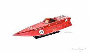 modellini motoscafi riva roma